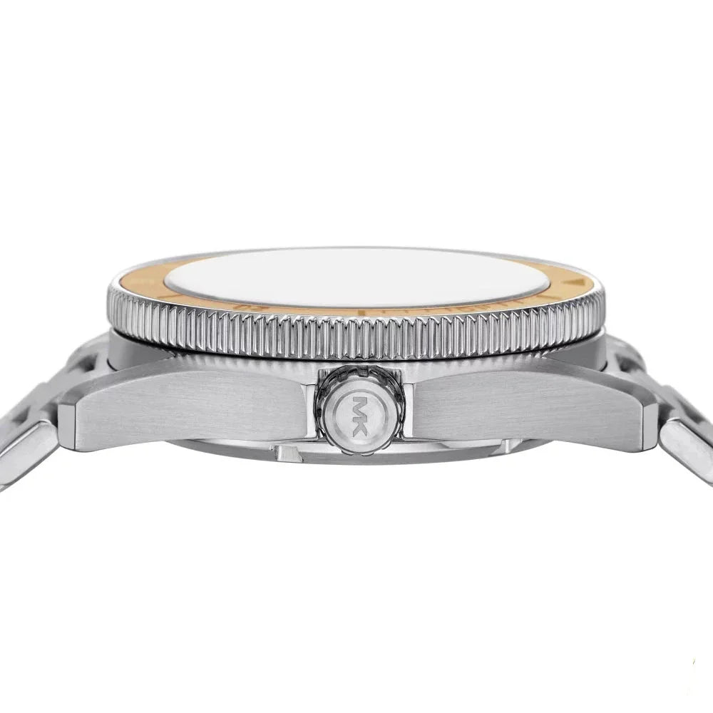 Michael Kors Maritime Analog Black Dial Silver Steel Strap Watch for Men - MK9161 Buy Now By Michael Kors