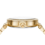 Michael Kors Parker Analog Crystals Gold Dial Gold Steel Strap Watch For Women - MK7283 Buy Now By Michael Kors