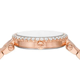 Michael Kors Parker Three-Hand Mother of Pearl White Dial Rose Gold Steel Strap Watch For Women - MK4695 Buy Now By Michael Kors