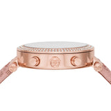 Michael Kors Parker Chronograph White Dial Pink Leather Strap Watch For Women - MK6935 Buy Now By Michael Kors