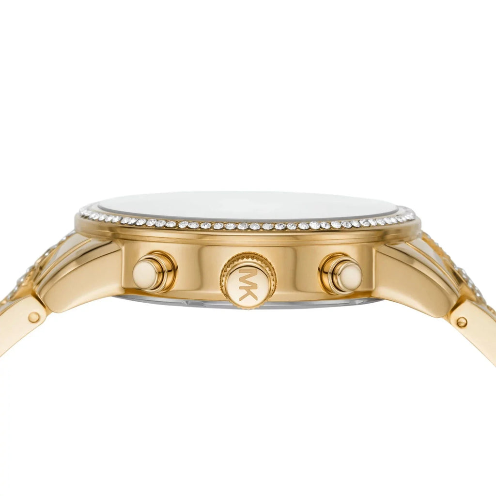 Michael Kors Ritz Chronograph Gold Dial Gold Steel Strap Watch For Women - MK6937 Buy Now By Michael Kors