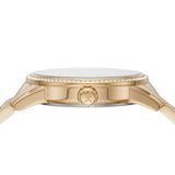 Michael Kors Ritz Pave Crystals Gold Dial Gold Steel Strap Watch for Women - MK6862 Buy Now By Michael Kors