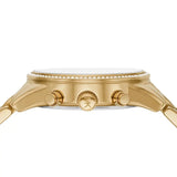 Michael Kors Ritz Chronograph Gold Dial Gold Steel Strap Watch For Women - MK7310 Buy Now By Michael Kors