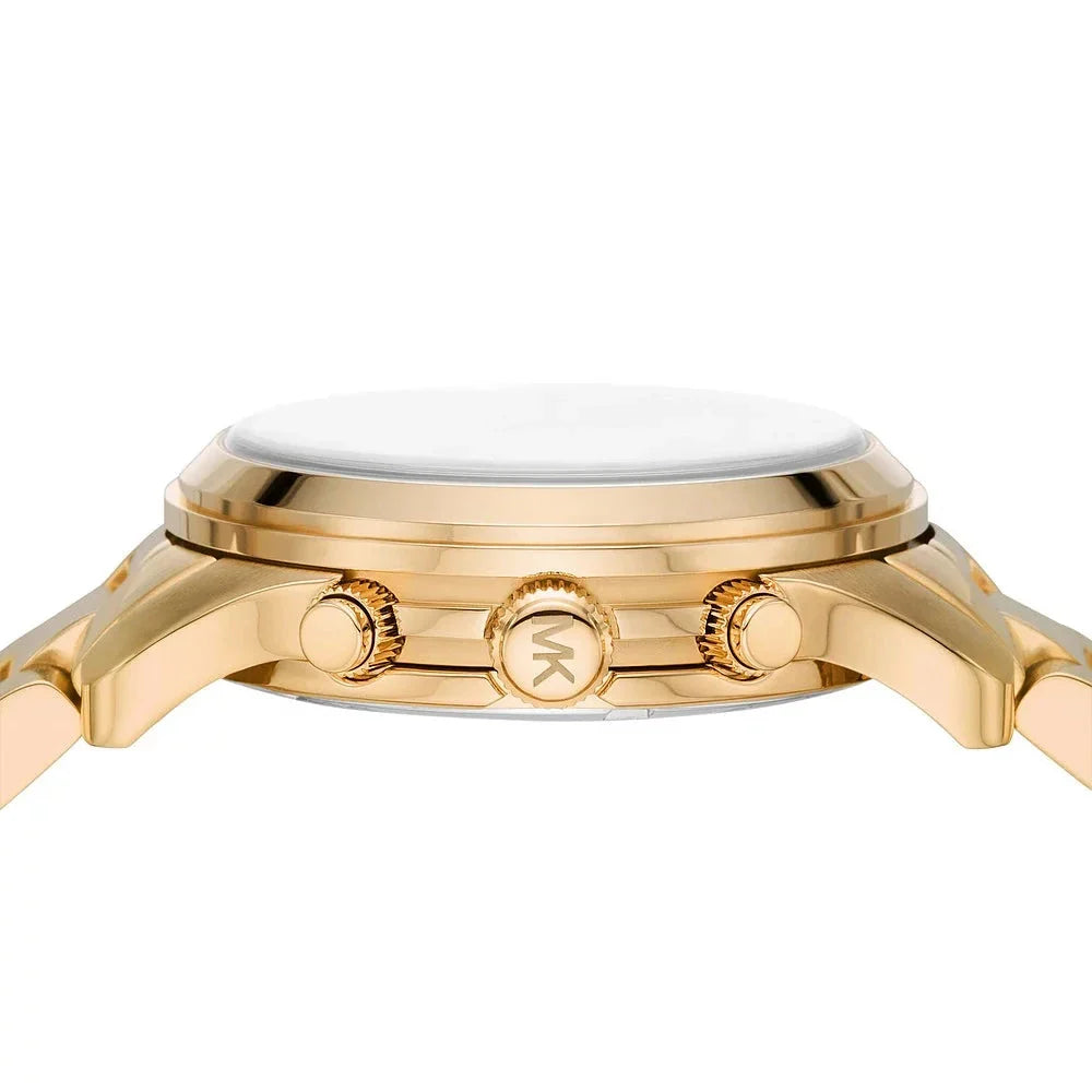 Michael Kors Runway Chronograph Blue Dial Gold Steel Strap Watch For Women - MK7353 Buy Now By Michael Kors