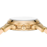 Michael Kors Runway Chronograph Blue Dial Gold Steel Strap Watch For Women - MK7353 Buy Now By Michael Kors