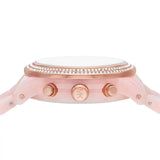Michael Kors Runway Chronograph White Dial Pink Steel Strap Watch for Women - MK7424 Buy Now By Michael Kors