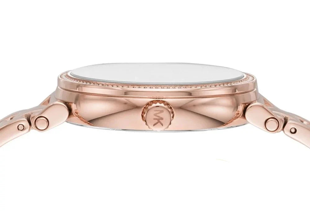 Michael Kors Sofie Analog Quartz Blue Dial Rose Gold Steel Strap Watch For Women - MK3971 Buy Now By Michael Kors