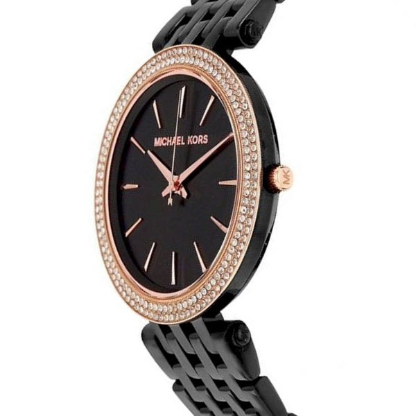 Michael Kors Darci Black Dial Black Steel Strap Watch for Women - MK3407 Buy Now By Michael Kors