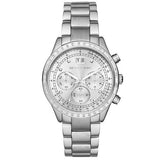 Michael Kors Brinkley Diamonds Silver Dial Silver Steel Strap Watch for Women - MK6186 Buy Now By Michael Kors