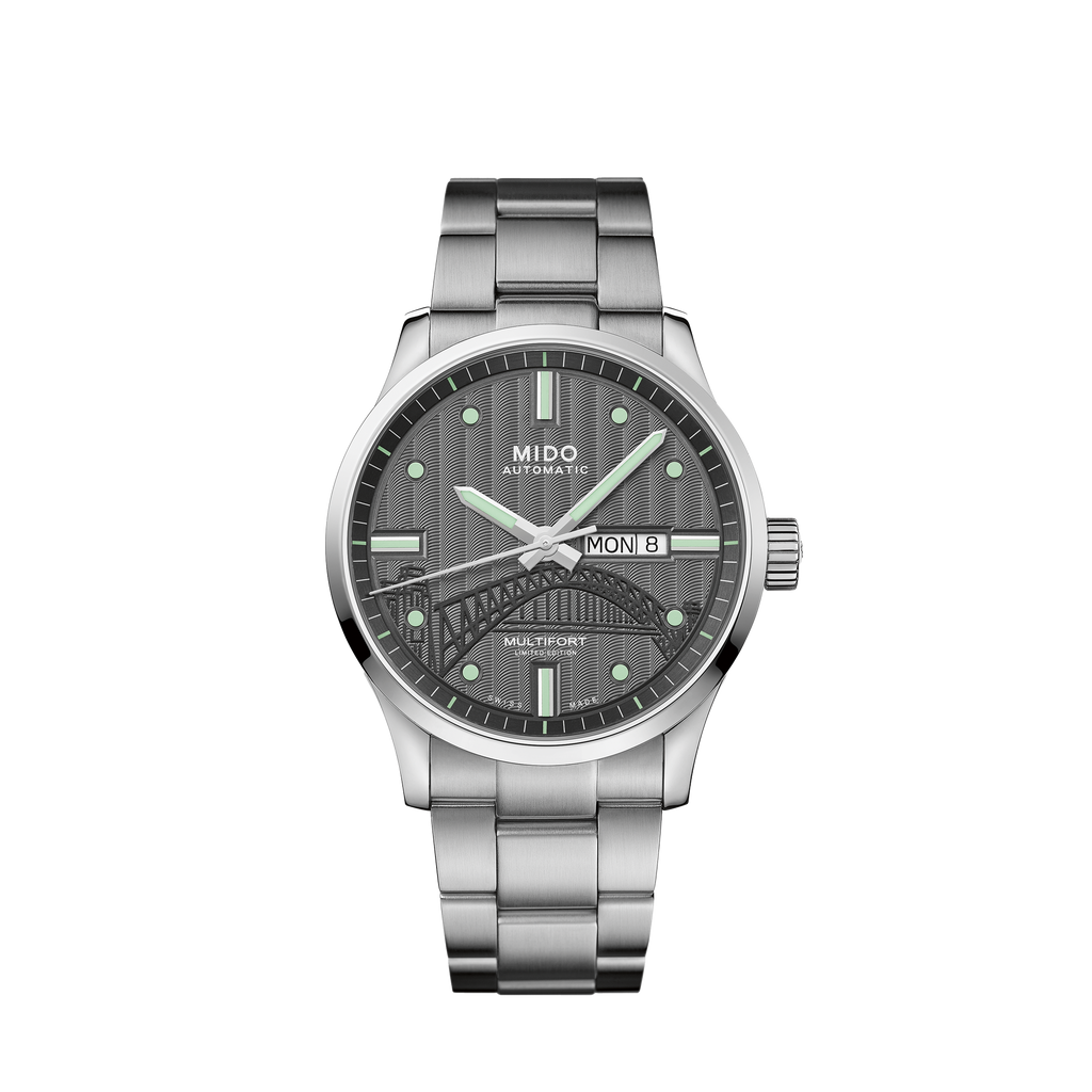 Mido Multifort Automatic Gray Dial Silver Steel Strap Watch For Men - M005.430.11.061.80 Buy Now By Mido