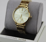 Michael Kors Jaryn Analog Quartz Gold Dial Gold Steel Strap Watch For Women - MK3500 Buy Now By Michael Kors