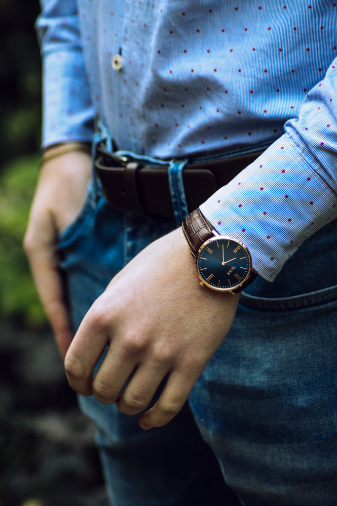 Hugo Boss Classic Jackson Blue Dial Brown Leather Strap Watch for Men - 1513458 Buy Now By Hugo Boss