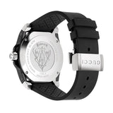 Gucci Dive Analog Quartz Black Dial Black Rubber Strap Watch For Men - YA136204 Buy Now By Gucci