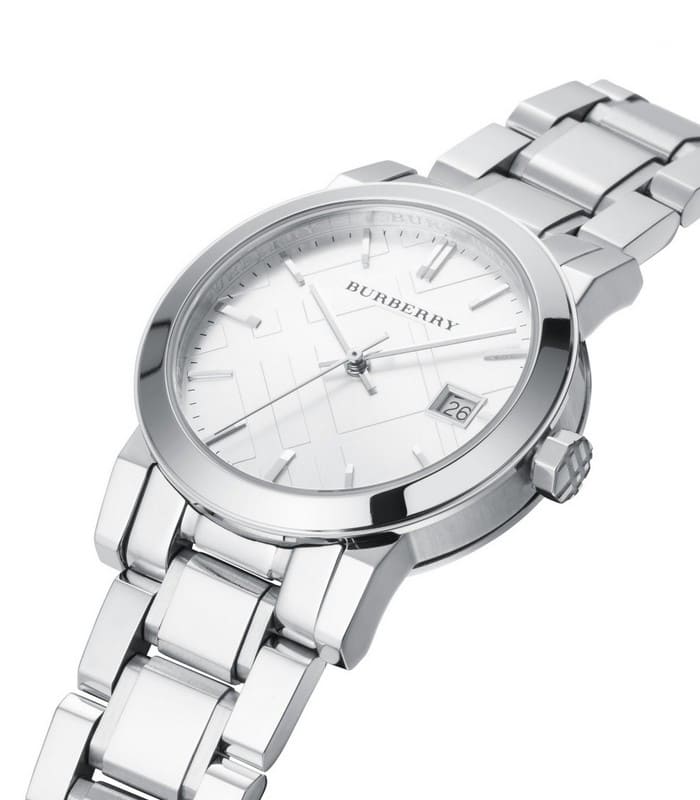 Burberry The City White Dial Silver Steel Strap Watch for Women - BU9100 Buy Now By Burberry