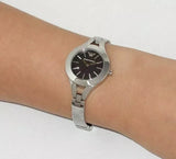 Emporio Armani Classic Quartz Black Dial Silver Steel Strap Watch For Women - AR7328 Buy Now By Emporio Armani