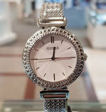 Guess Quartz Silver Dial Silver Mesh Bracelet Watch For Women - W1152L1 Buy Now By Guess