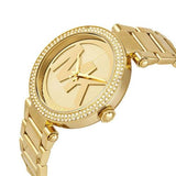 Michael Kors Parker Diamonds Gold Dial Gold Steel Strap Watch for Women - MK5784 Buy Now By Michael Kors