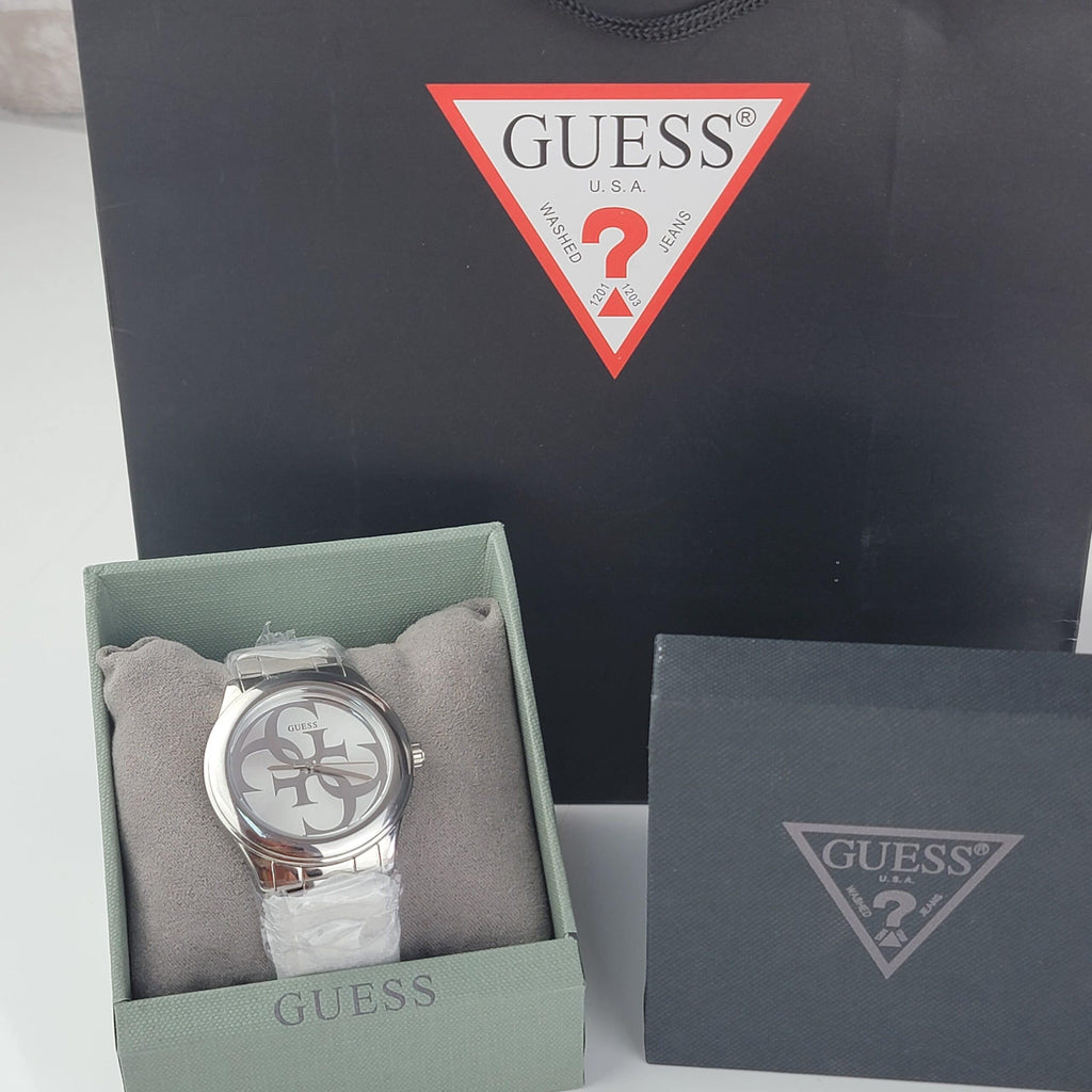 Guess G-Twist Silver Dial Silver Steel Strap Watch for Women - W1082L1 Buy Now By Guess