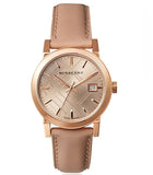 Burberry The City Beige Dial Brown Leather Strap Watch for Women - BU9014 Buy Now By Burberry