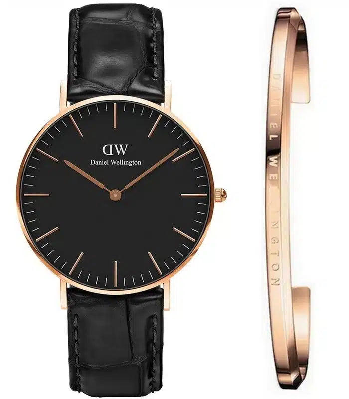 Daniel Wellington Classic Reading Black Dial Black Leather Strap Watch For Men - DW00100129 Buy Now By Daniel Wellington