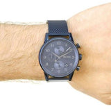Hugo Boss Navigator Chronograph Blue Dial Blue Mesh Bracelet Watch for Men - 1513538 Buy Now By Hugo Boss