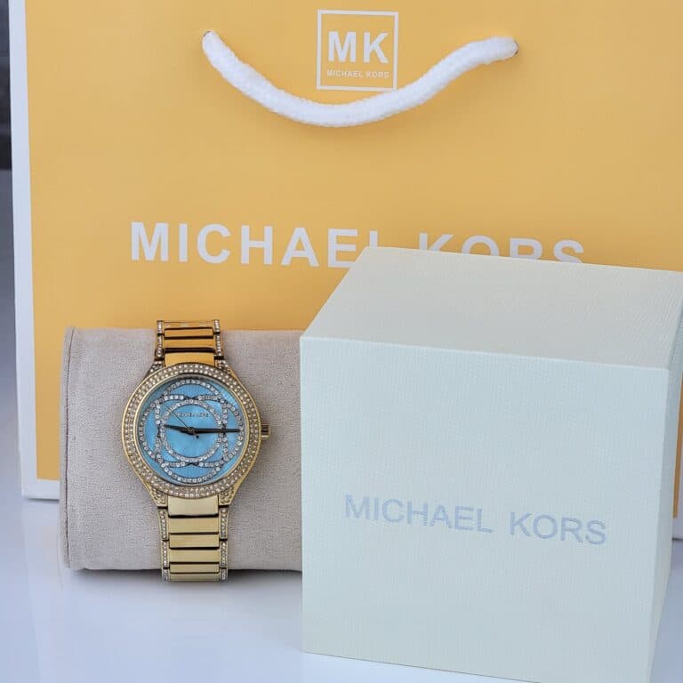 Michael Kors Kerry Mother of Pearl Dial Gold Steel Strap Watch for Women - MK3481 Buy Now By Michael Kors
