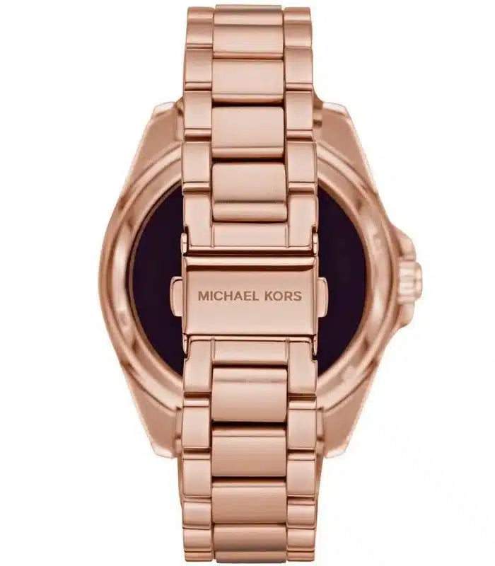 Michael Kors Bradshaw Quartz Rose Gold Dial Rose Gold Steel Strap Watch For Women - MK6556 Buy Now By Michael Kors