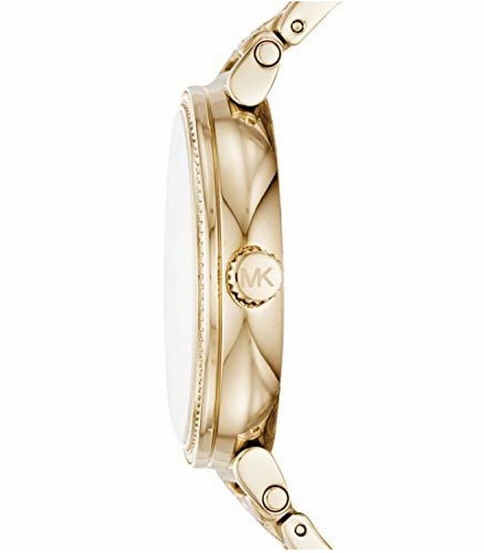 Michael Kors Gabbi Crystals Gold Dial Gold Steel Strap Watch For Women - MK3985 Buy Now By Michael Kors