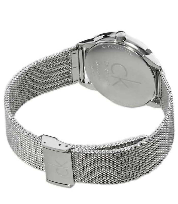 Calvin Klein Minimal White Dial Silver Mesh Bracelet Watch for Women - K3M2212Y Buy Now By Calvin Klein