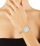 Emporio Armani Gianni T Bar White Mother of Pearl Dial Gold Steel Strap Watch For Women - AR1907 Buy Now By Emporio Armani