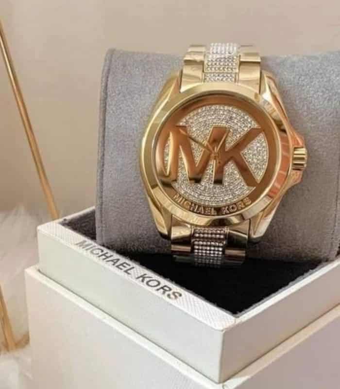 Michael Kors Bradshaw Gold Dial Gold Steel Strap Watch for Women - MK6487 Buy Now By Michael Kors