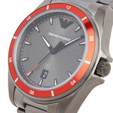 Emporio Armani Sigma Quartz Grey Dial Grey Steel Strap Watch For Men - AR11178 Buy Now By Emporio Armani