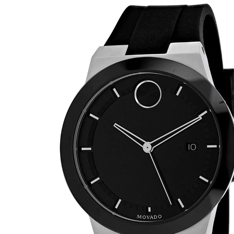 Movado Bold Fusion Black Dial Black Silicone Strap Watch for Men - 3600624 Buy Now By Movado
