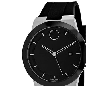 Movado Bold Fusion Black Dial Black Silicone Strap Watch for Men - 3600624 Buy Now By Movado