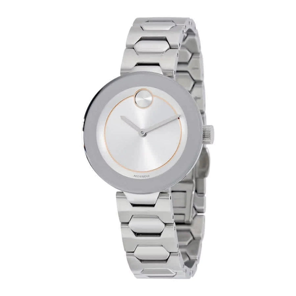 Movado Bold Silver Dial Silver Steel Strap Watch For Women - 3600381 Buy Now By Movado