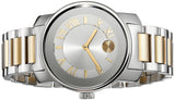 Movado Bold Silver Dial Two Tone Steel Strap Watch for Women - 3600245 Buy Now By Movado