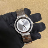 Movado Bold Diamonds Silver Dial Silver Steel Strap Watch for Women - 3600149 Buy Now By Movado