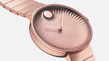 Movado Edge Rose Gold Dial Rose Gold Steel Strap Watch for Women - 3680013 Buy Now By Movado