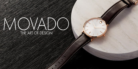 Movado Ultra Slim White Dial Brown Leather Strap Watch For Men - 0607089 Buy Now By Movado