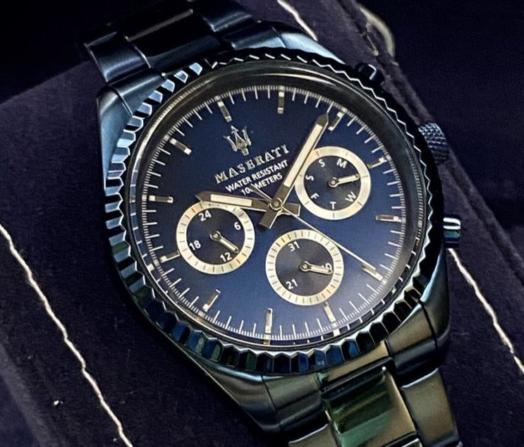 Maserati Blue Edition Collection 43m Blue Dial Stainless Steel Watch For Men - R8853100025 Buy Now By Maserati