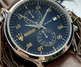 Maserati Epoca Chronograph Blue Dial Brown Leather Strap Watch For Men - R8871618001 Buy Now By Maserati