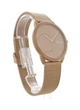 Calvin Klein Minimal Quartz Pink Gold Dial Pink Gold Mesh Bracelet Watch for Men - K3M11TFK Buy Now By Calvin Klein