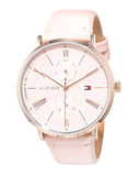 Tommy Hilfiger Jenna Analog Pink Dial Pink Leather Strap Watch for Women - 1782071 Buy Now By Tommy Hilfiger