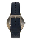 Emporio Armani Modern Slim Analog Silver Dial Blue Leather Strap Watch For Men - AR11214 Buy Now By Emporio Armani