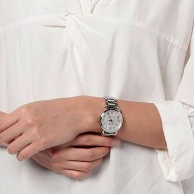 Coach Delancey White Dial Silver Steel Strap Watch for Women - 14502495 Buy Now By Coach