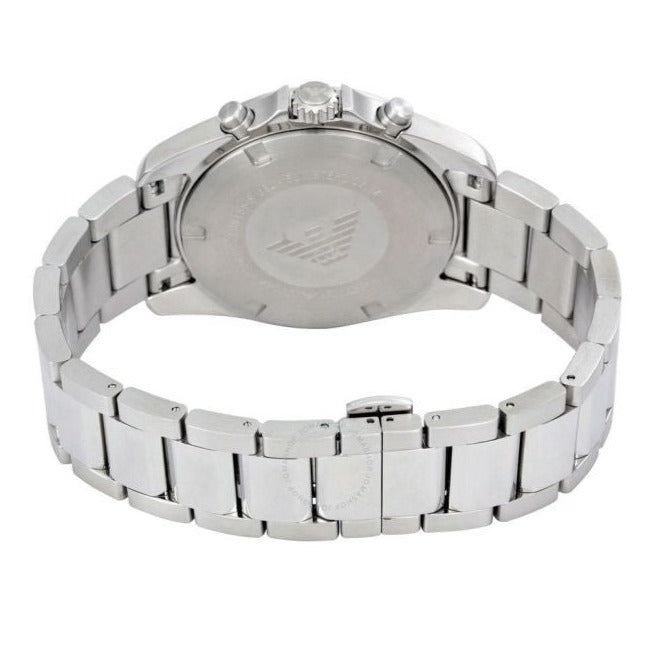 Emporio Armani Sportivo Chronograph Blue Dial Silver Steel Strap Watch For Men - AR6091 Buy Now By Emporio Armani