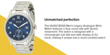Hugo Boss Legacy Blue Dial Silver Steel Strap Watch for Men - 1513707 Buy Now By Hugo Boss