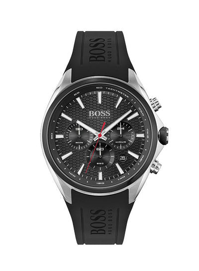 Hugo Boss Distinct Black Dial Black Rubber Strap Watch for Men - 1513855 Buy Now By Hugo Boss