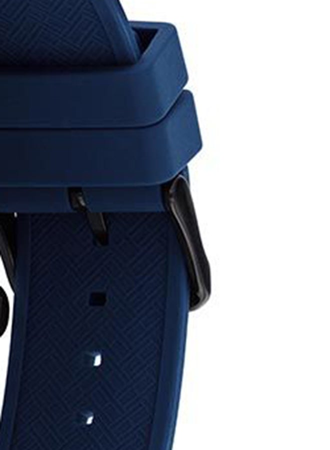 Tommy Hilfiger Aiden Chronograph Blue Dial Blue Silicone Strap Watch For Men - 1791860 Buy Now By Tommy Hilfiger