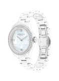 Coach Preston Mother of Pearl Dial White Steel Strap Watch for Women - 14503661 Buy Now By Coach